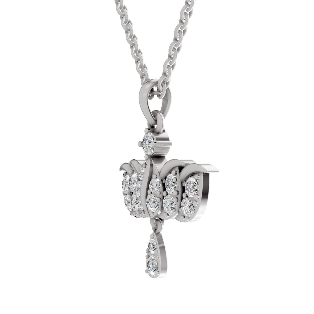 0.92 Carat 14K - White Gold