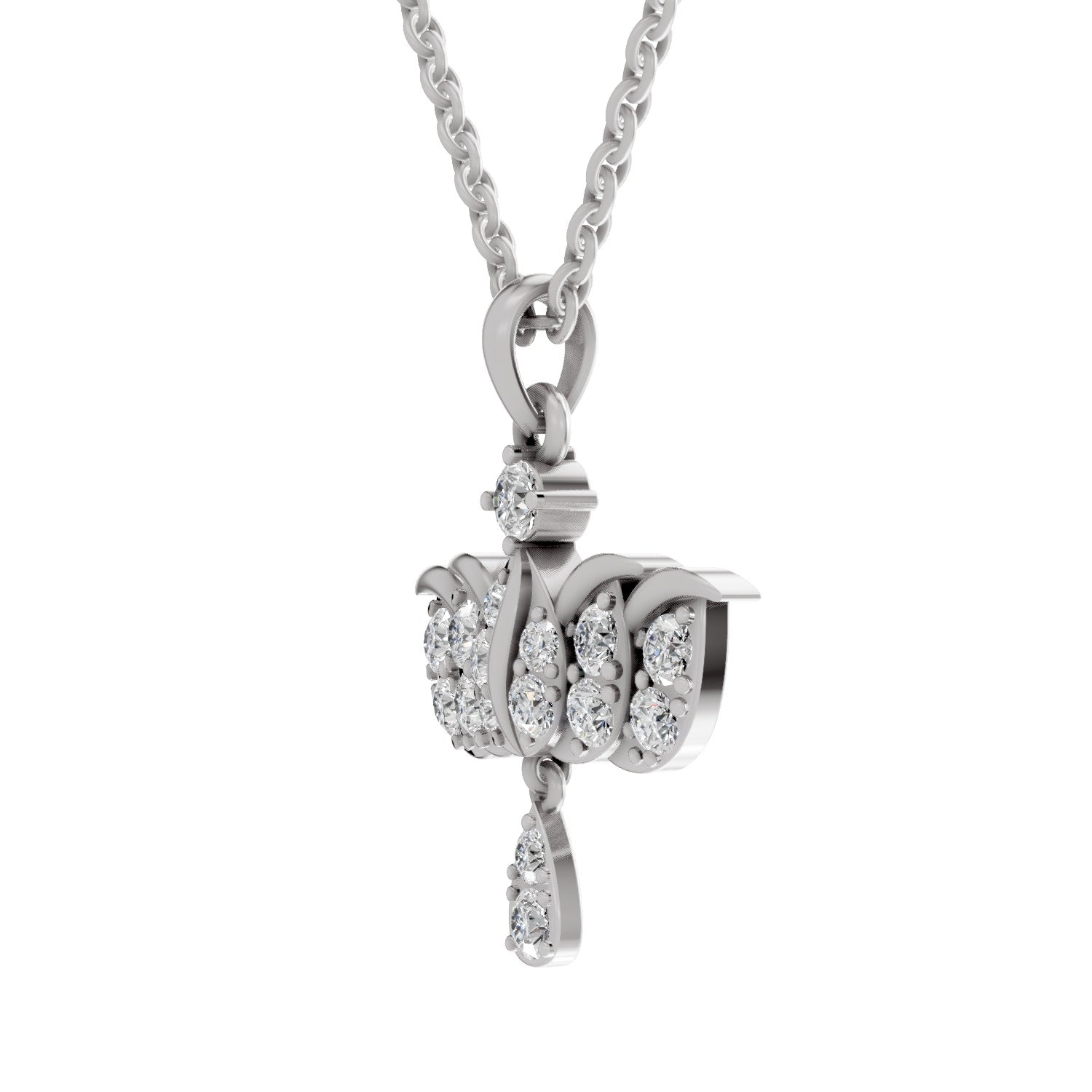 0.92 Carat 14K - White Gold