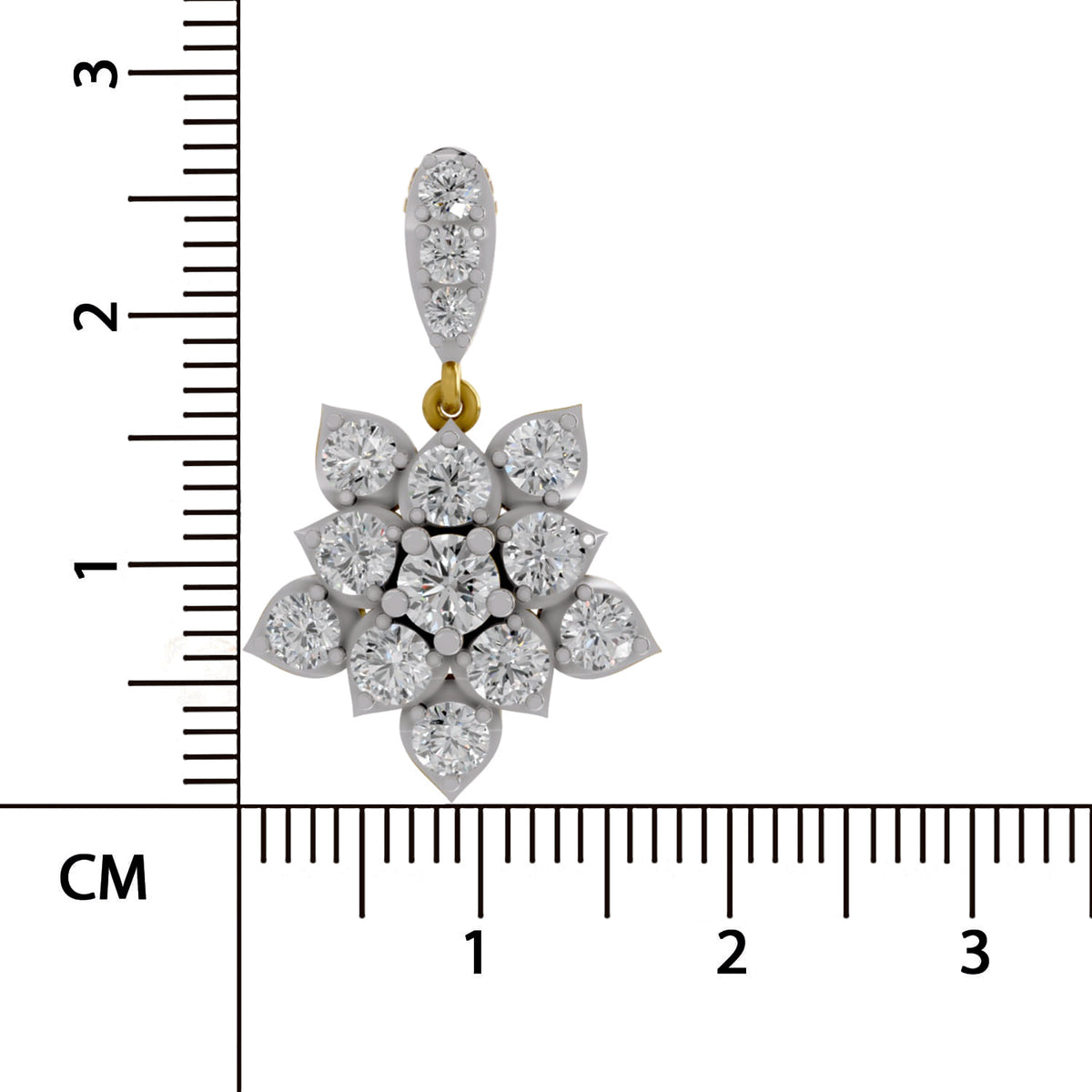 Shimmering Diamond Pendant