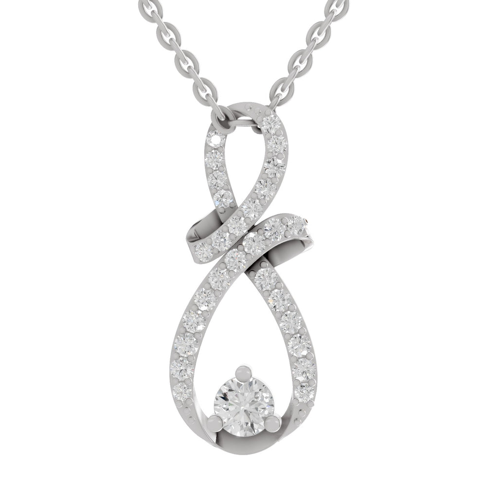 0.83 Carat 14K - White Gold