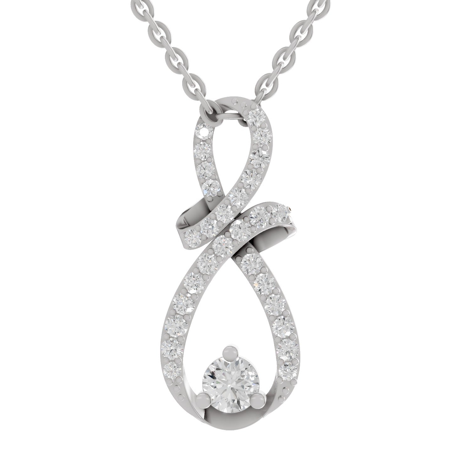 0.83 Carat 14K - White Gold