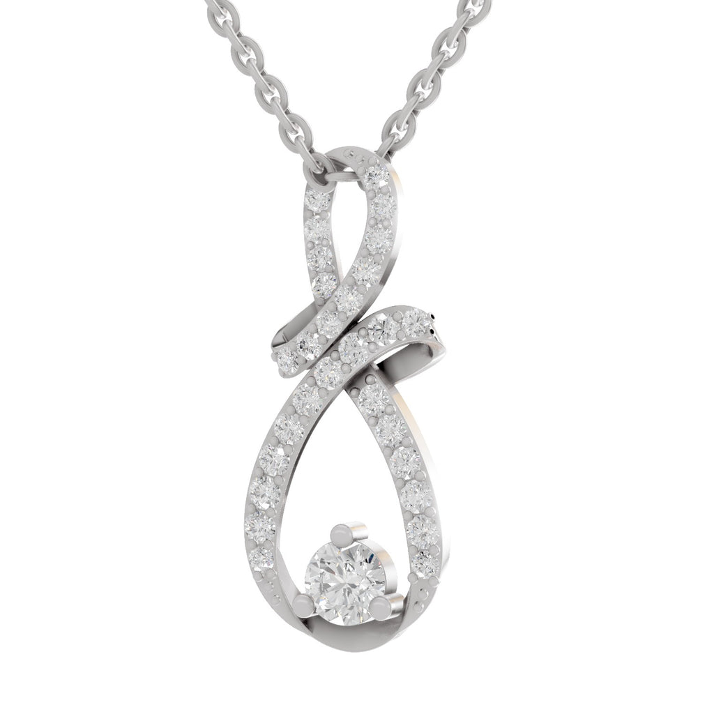 0.83 Carat 14K - White Gold