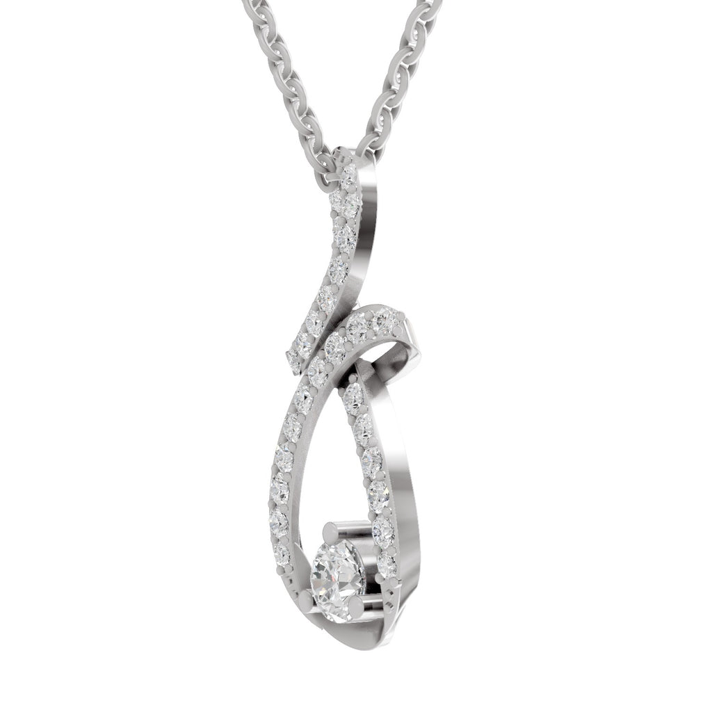 0.83 Carat 14K - White Gold