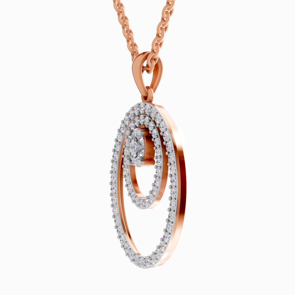 1.17 Carat Oval Shaped 14K - Rose Gold