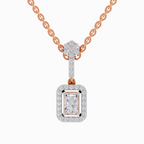 1.03 Carat Emerald Shaped 14K - Rose Gold
