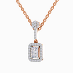 1.03 Carat Emerald Shaped 14K - Rose Gold