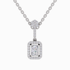 1.03 Carat Emerald Shaped 14K - White Gold