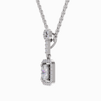 1.03 Carat Emerald Shaped 14K - White Gold
