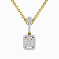 1.03 Carat Emerald Shaped 14K