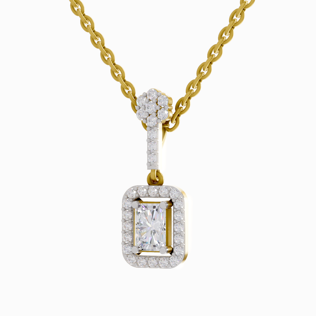 1.03 Carat Emerald Shaped 14K