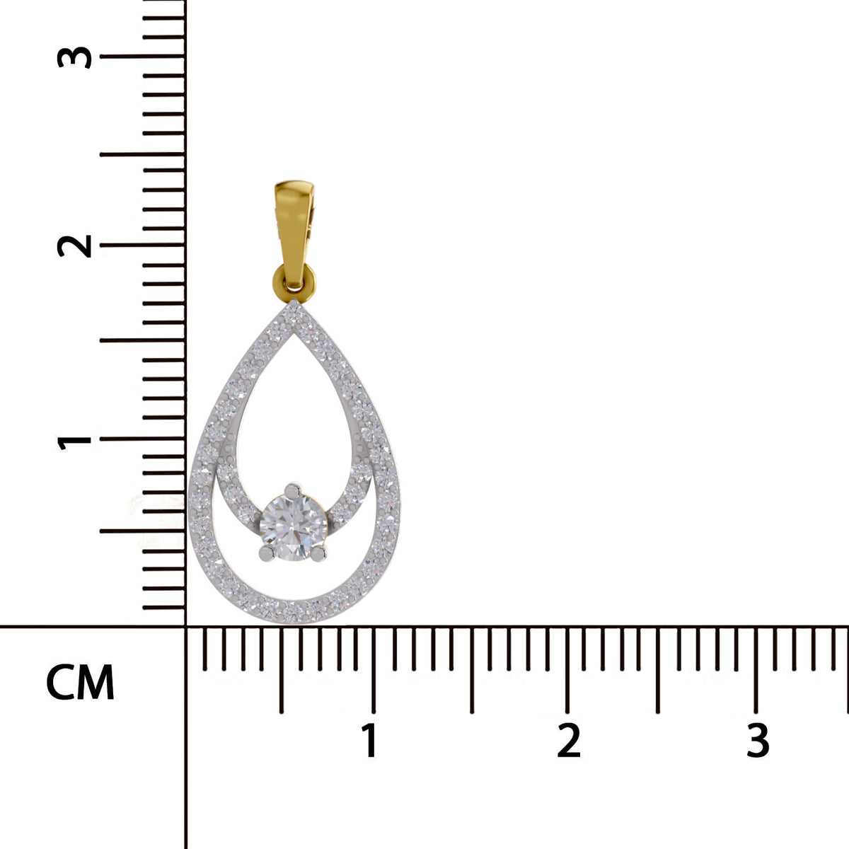 Iconic Teardrop Diamond Pendant