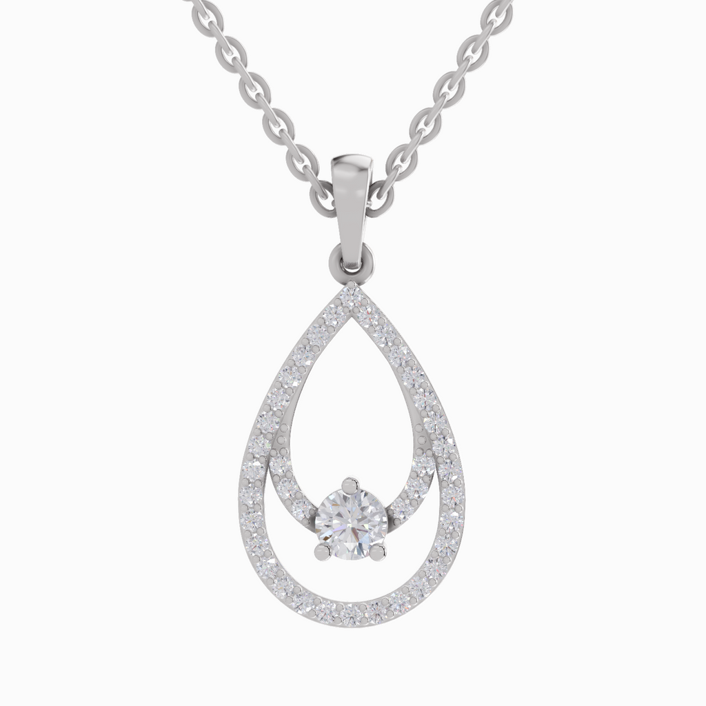 0.64 Carat 14K - White Gold