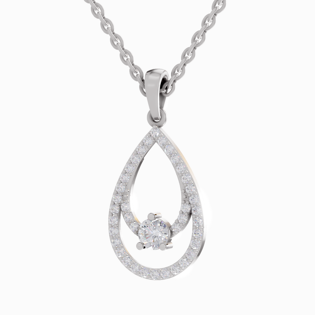 0.64 Carat 14K - White Gold