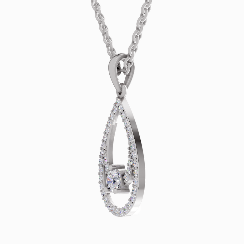 0.64 Carat 14K - White Gold