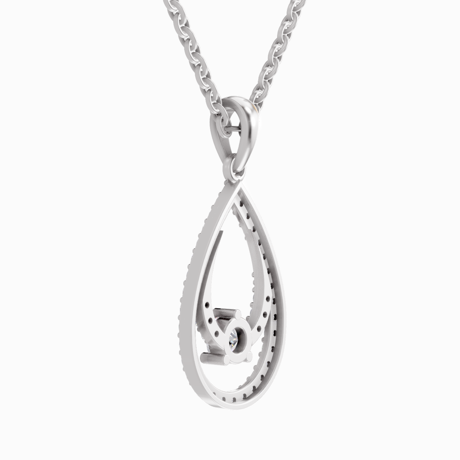 0.64 Carat 14K - White Gold