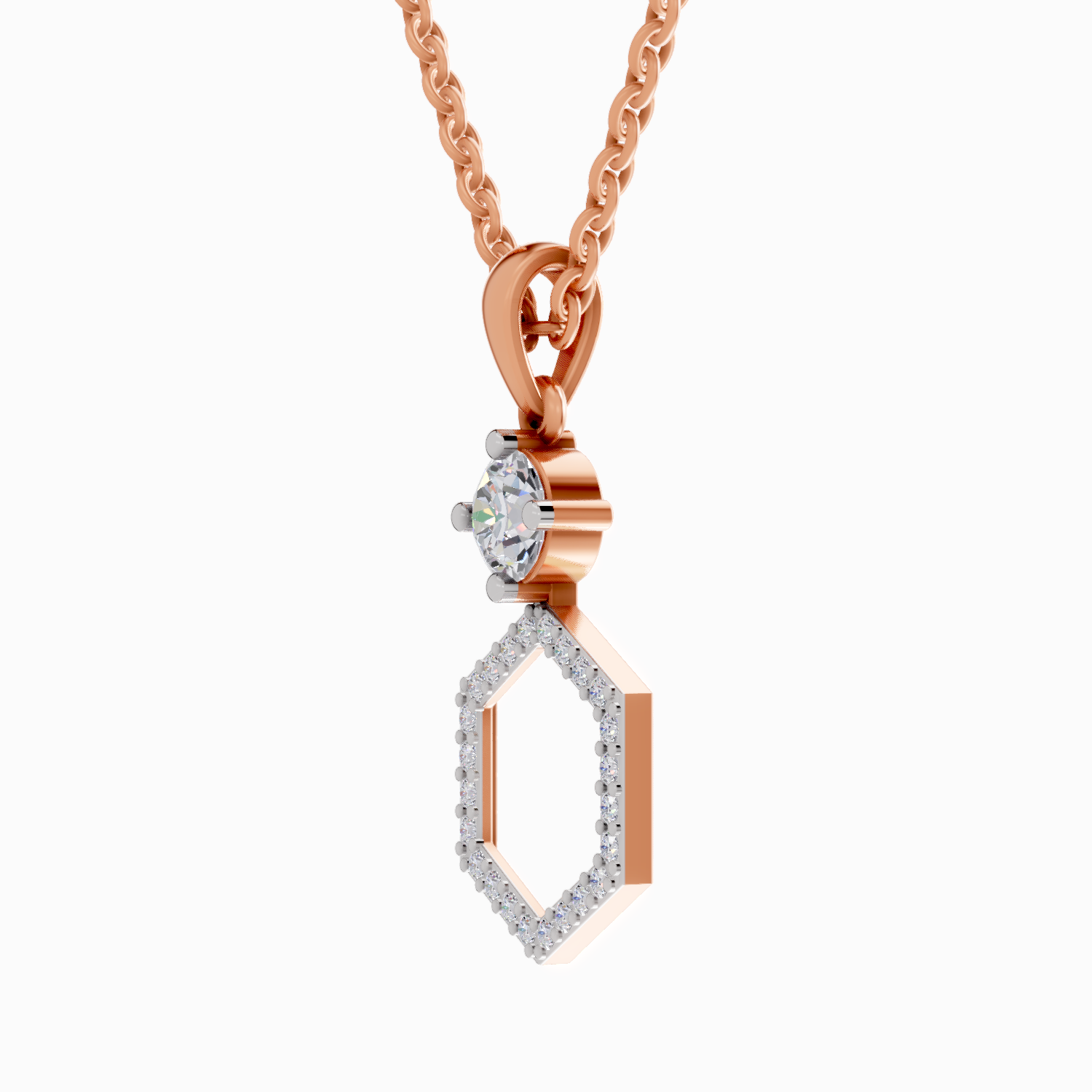 0.69 Carat 14K - Rose Gold