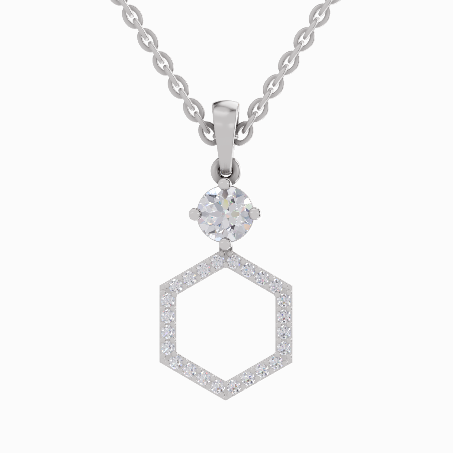 0.69 Carat 14K - White Gold