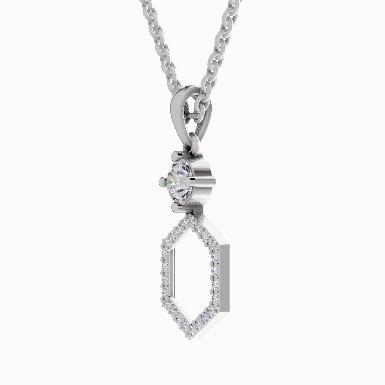 0.69 Carat 14K - White Gold
