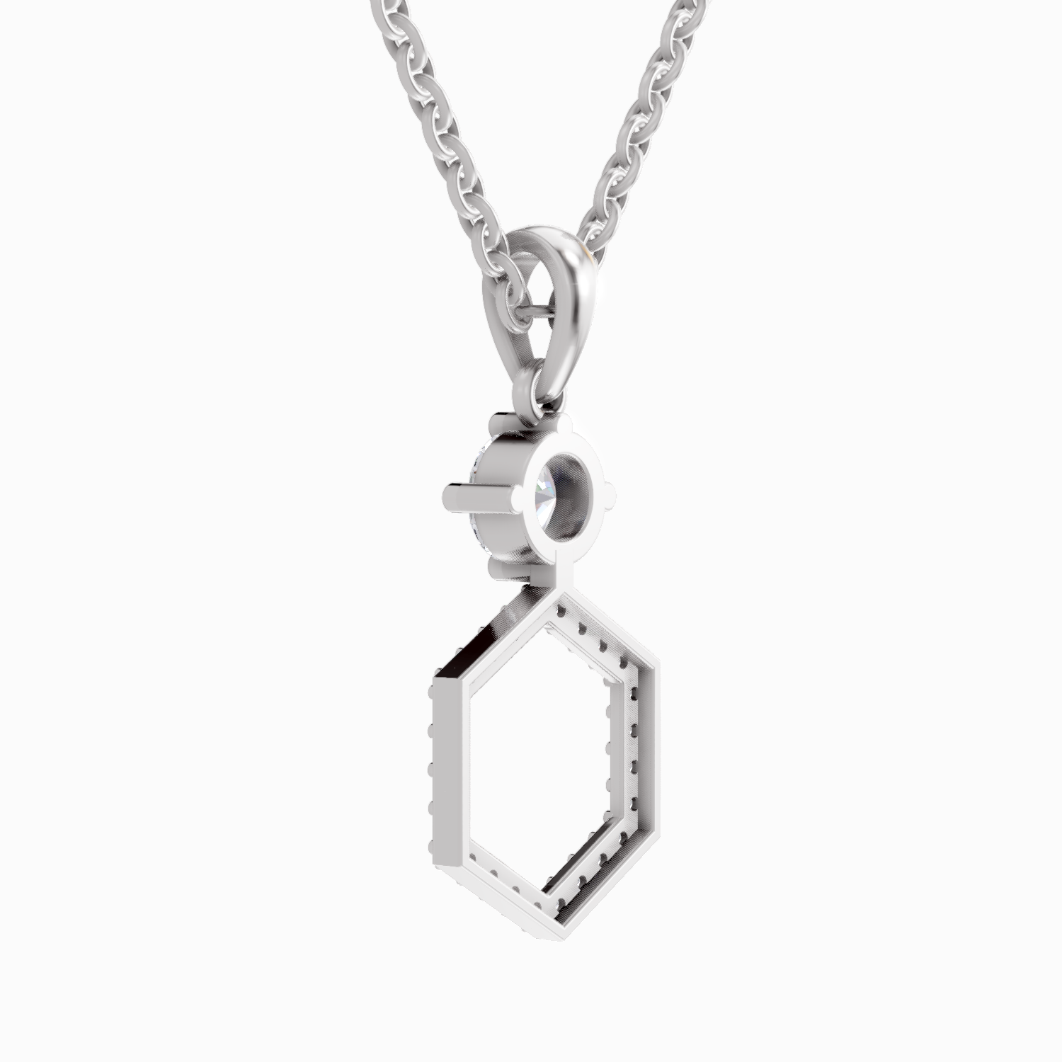 0.69 Carat 14K - White Gold