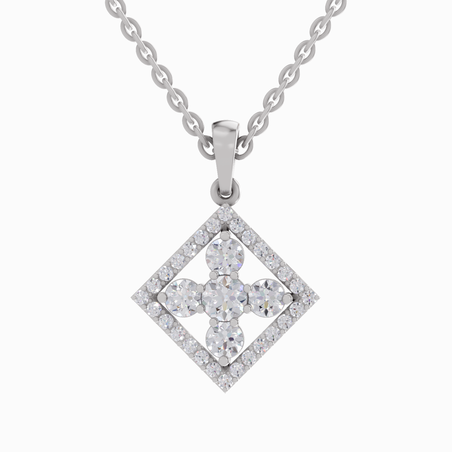1.08 Carat 14K - White Gold