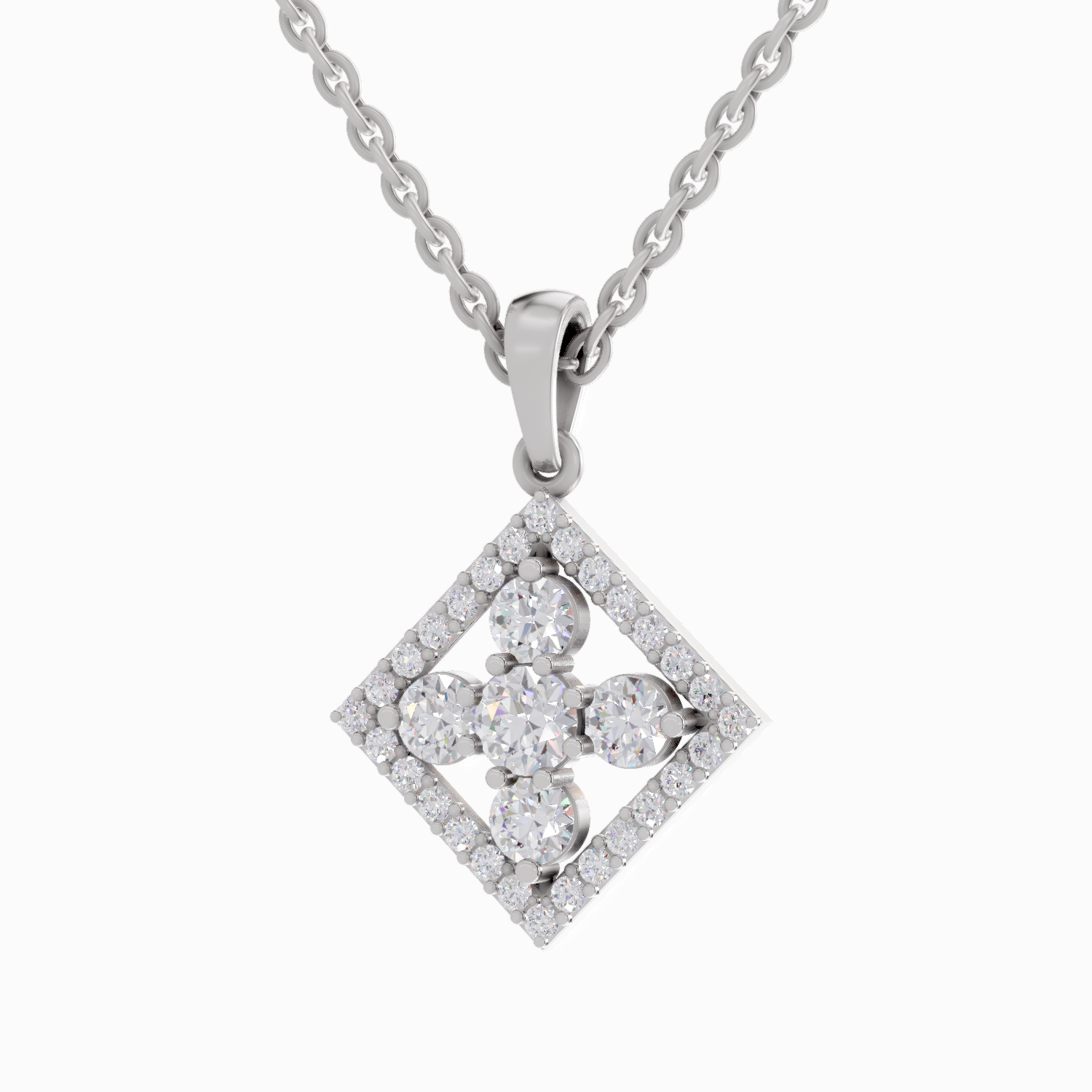 1.08 Carat 14K - White Gold