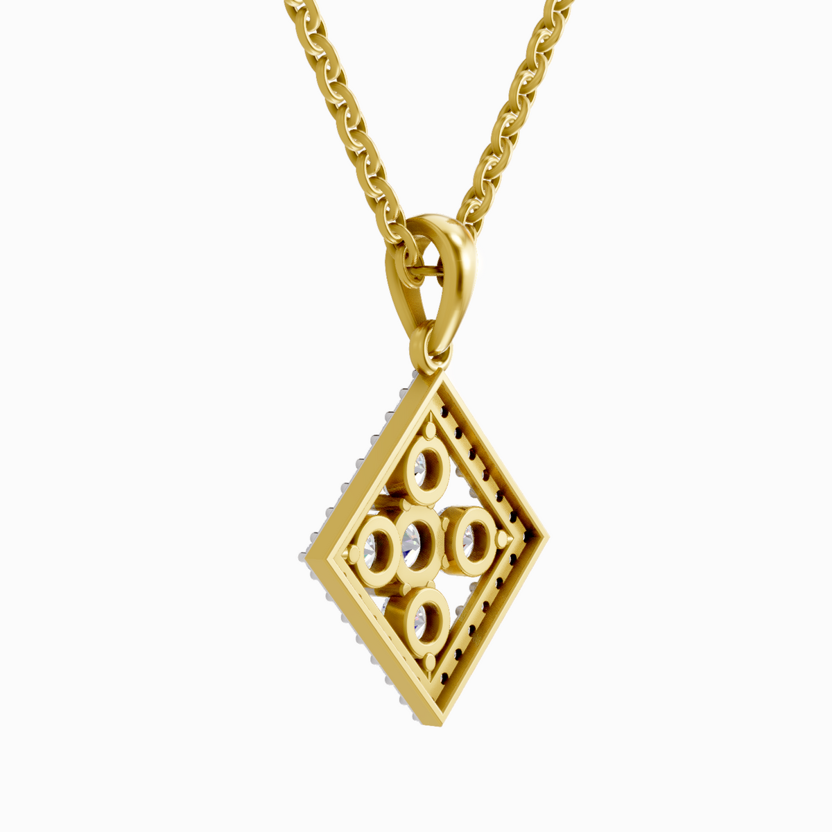 Glistening Diamond Pendant