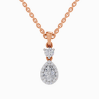 0.9 Carat Pear Shaped 14K - Rose Gold