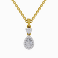 0.9 Carat Pear Shaped 14K