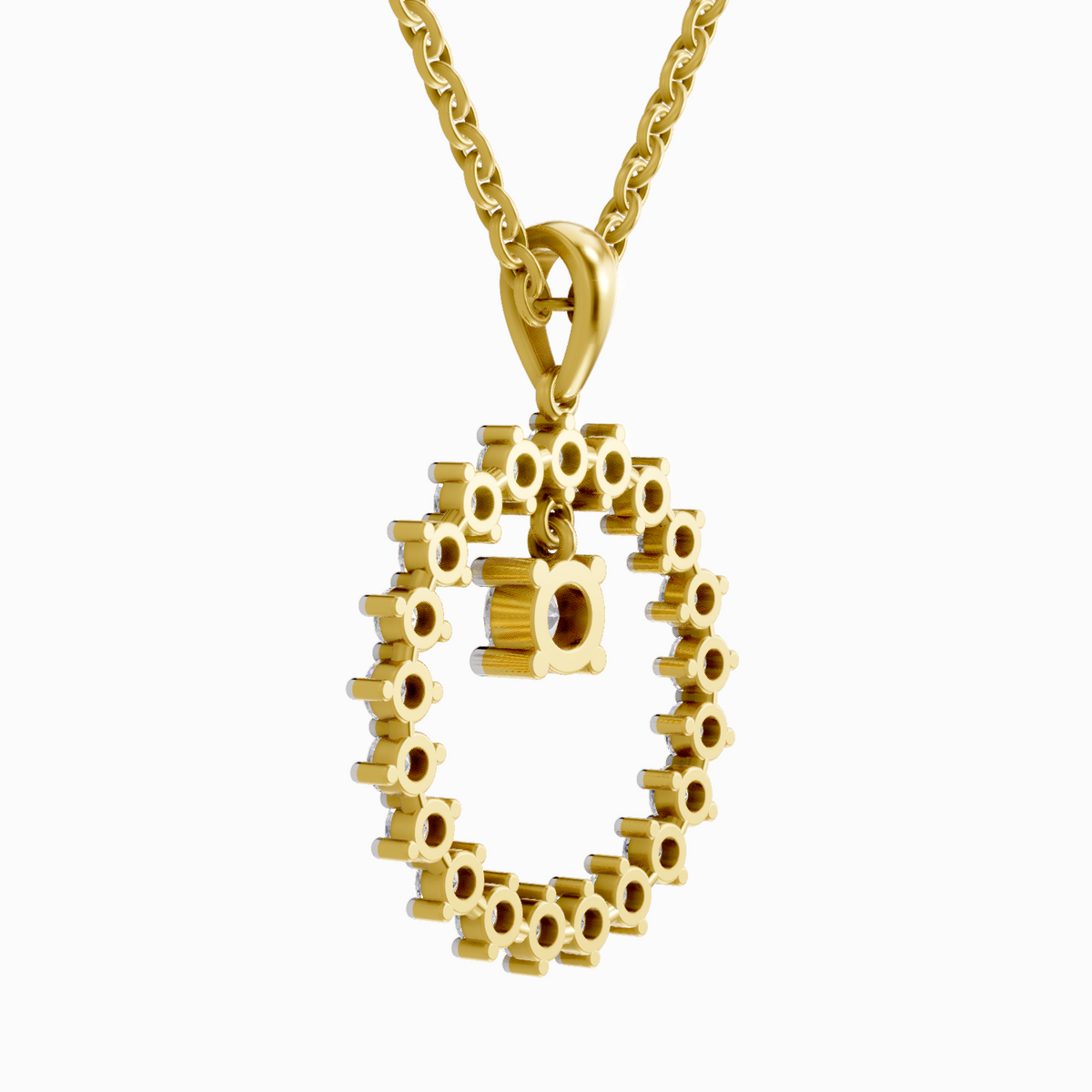 Lustrous Diamond Pendant