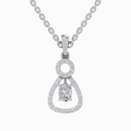 1.09 Carat Oval Shaped 14K - White Gold