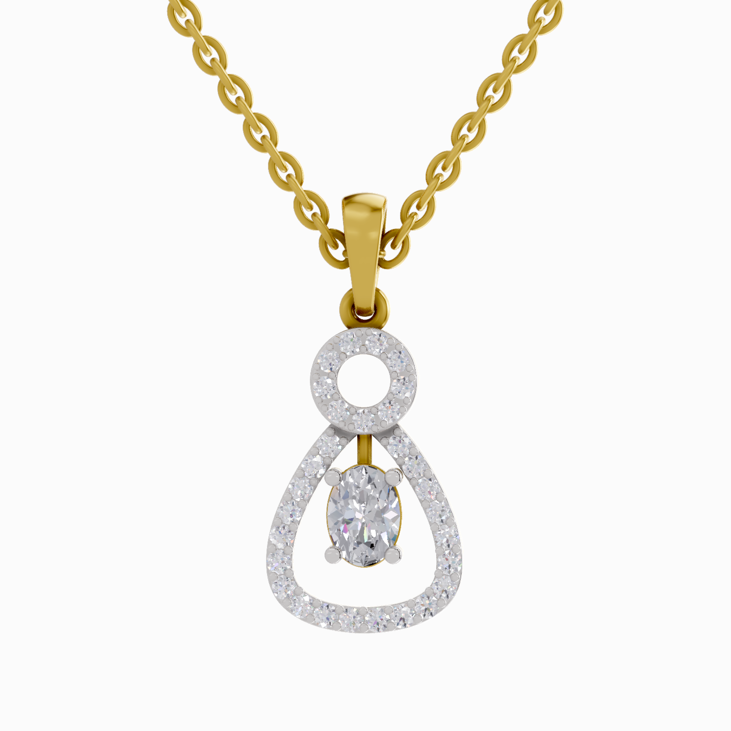 1.09 Carat Oval Shaped 14K