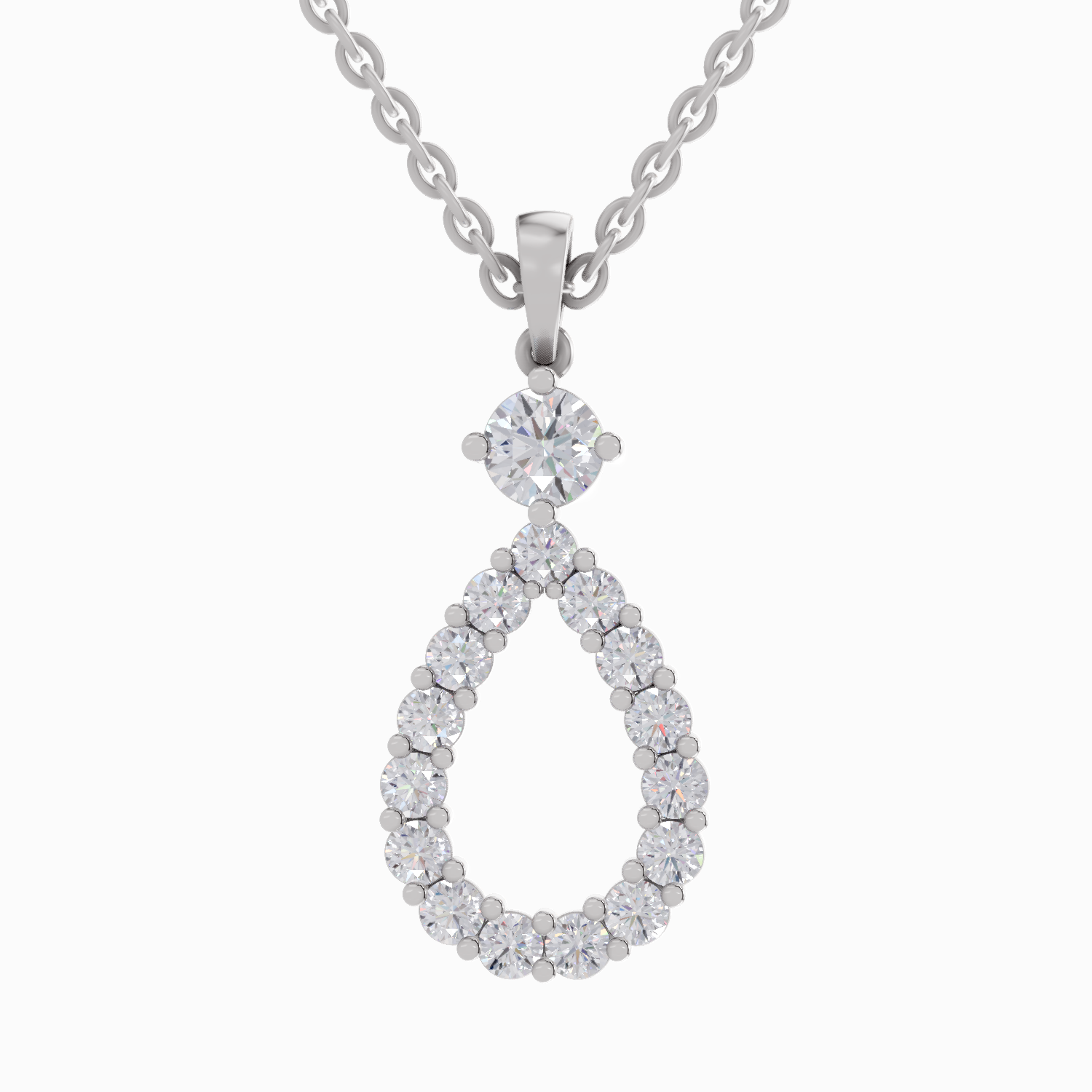 1.37 Carat 14K - White Gold