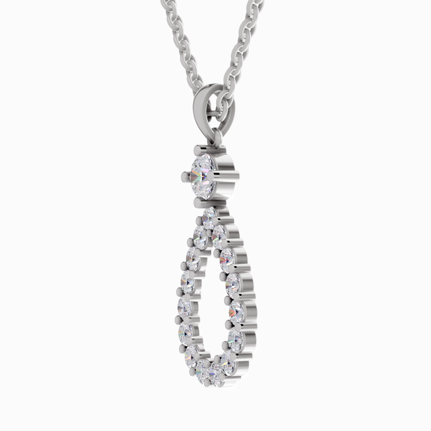 1.37 Carat 14K - White Gold
