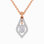 1.34 Carat Oval Shaped 14K - Rose Gold