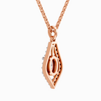 1.34 Carat Oval Shaped 14K - Rose Gold