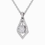 1.34 Carat Oval Shaped 14K - White Gold