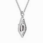 1.34 Carat Oval Shaped 14K - White Gold