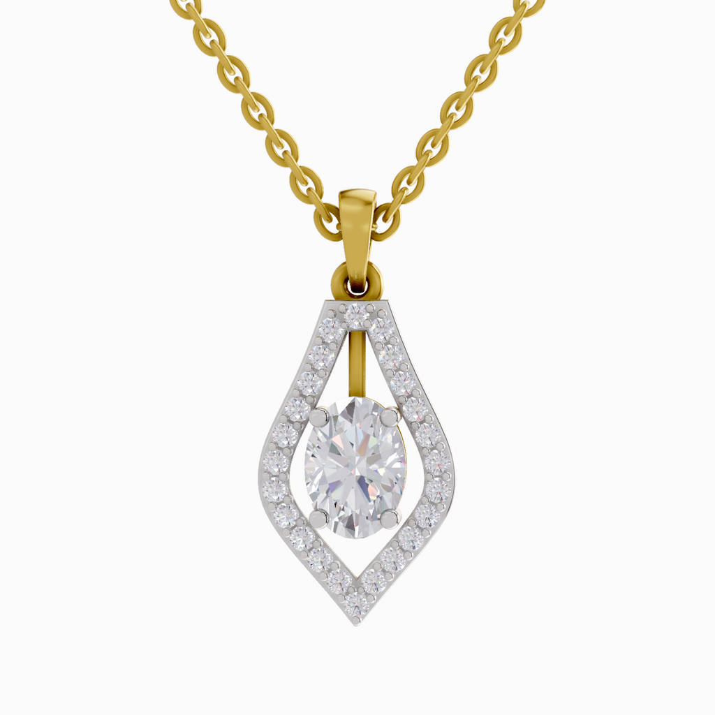 1.34 Carat Oval Shaped 14K