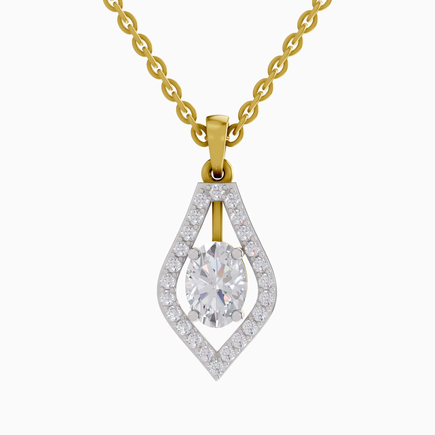 1.34 Carat Oval Shaped 14K