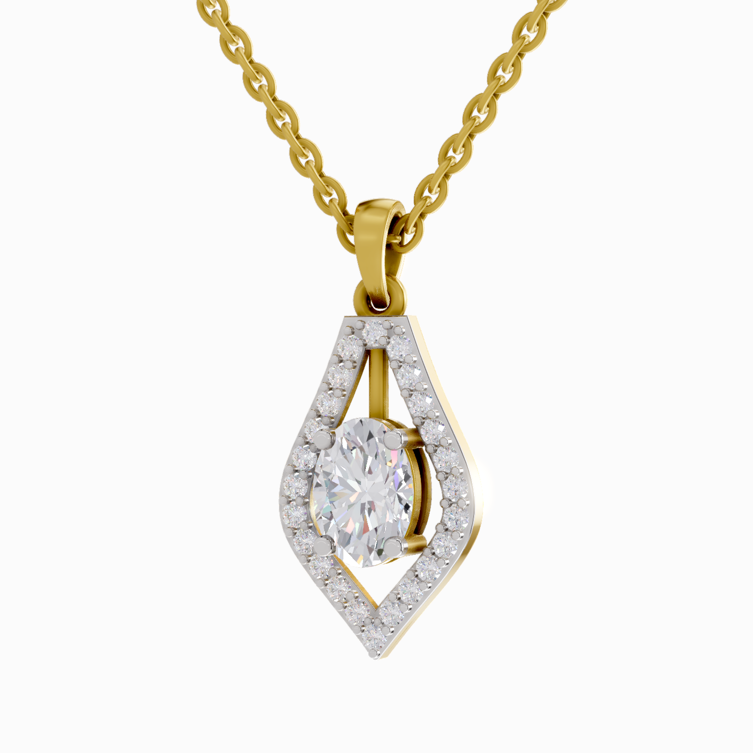 1.34 Carat Oval Shaped 14K