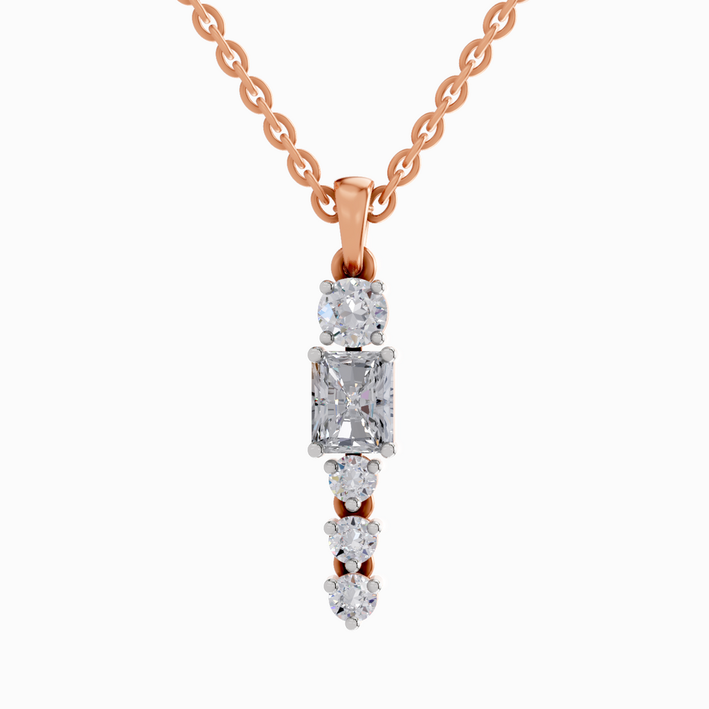 1.16 Carat Radiant Shaped 14K - Rose Gold