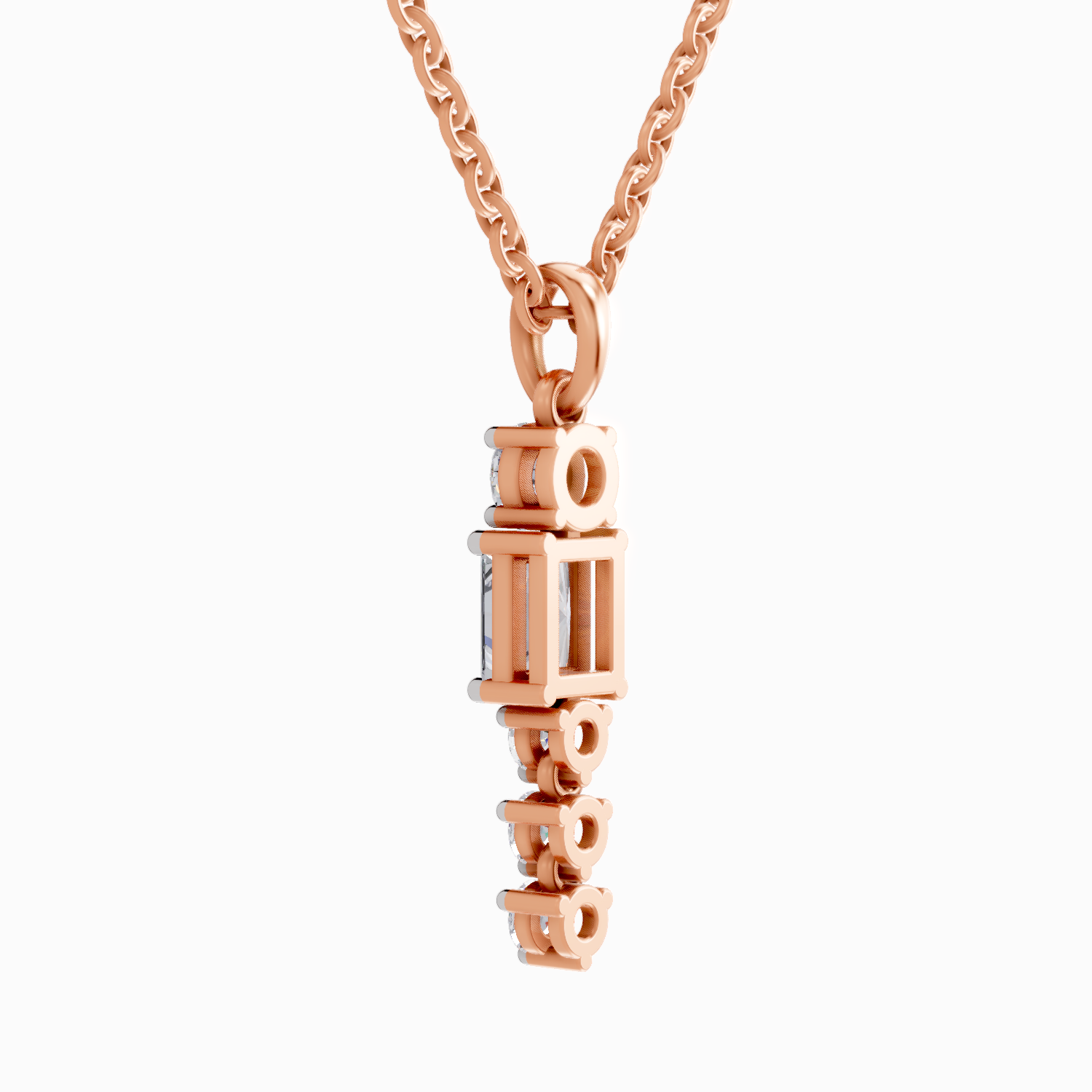 1.16 Carat Radiant Shaped 14K - Rose Gold