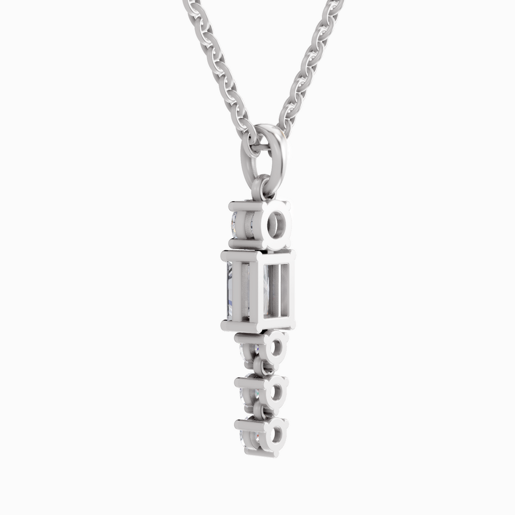 1.16 Carat Radiant Shaped 14K - White Gold