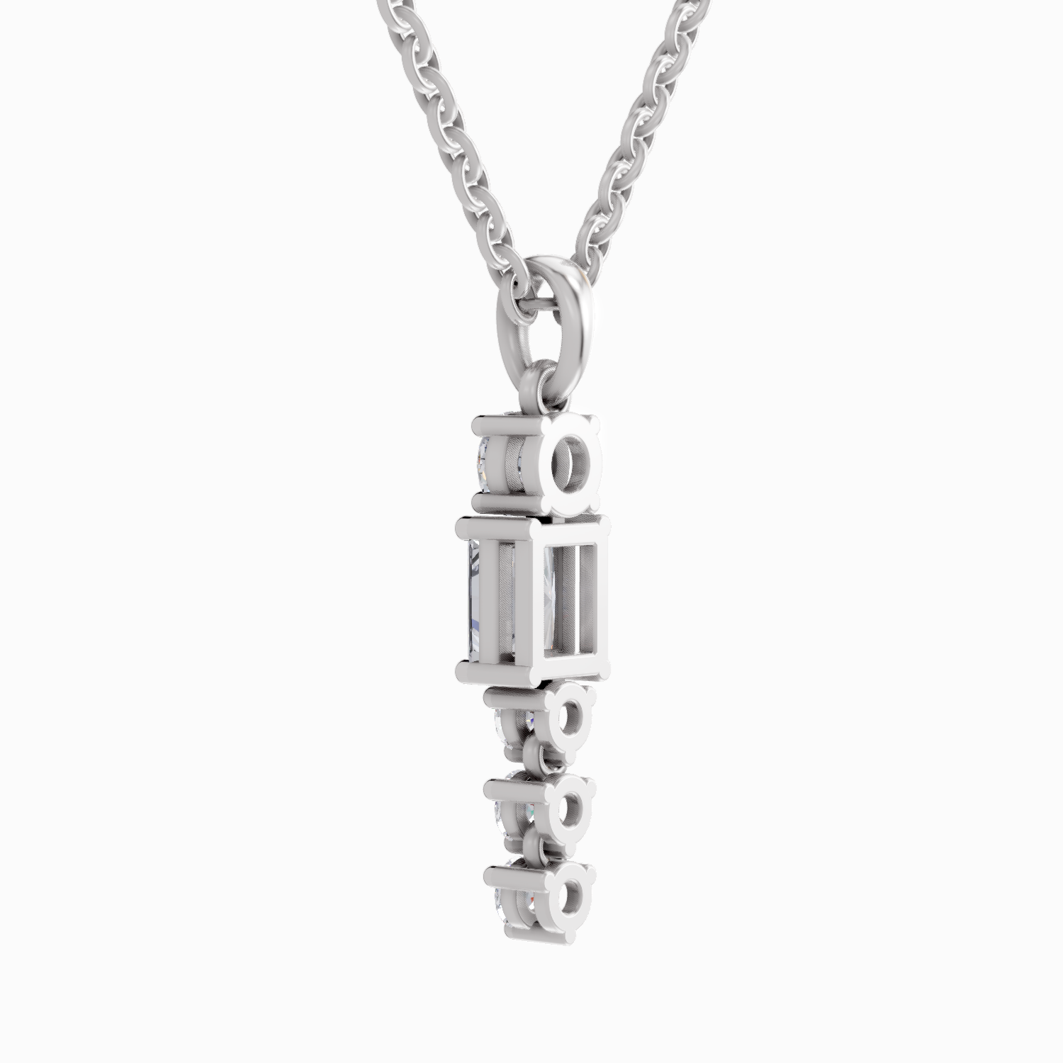 1.16 Carat Radiant Shaped 14K - White Gold