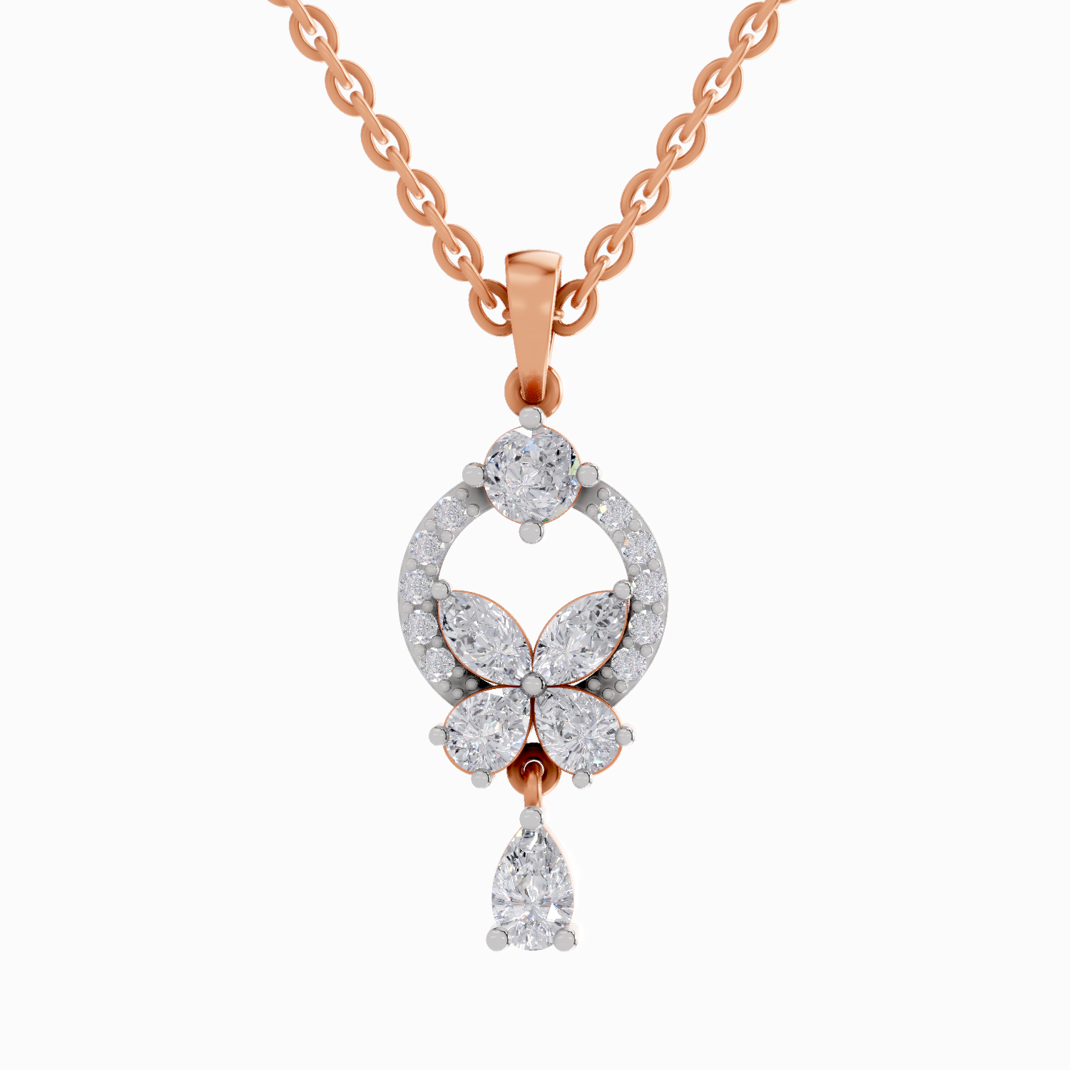 1.05 Carat Marquise Shaped 14K - Rose Gold