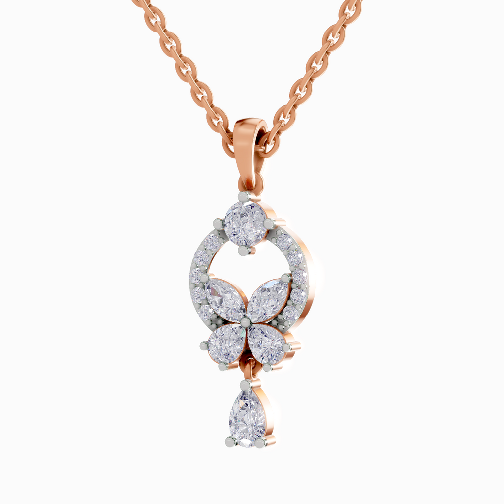 1.05 Carat Marquise Shaped 14K - Rose Gold