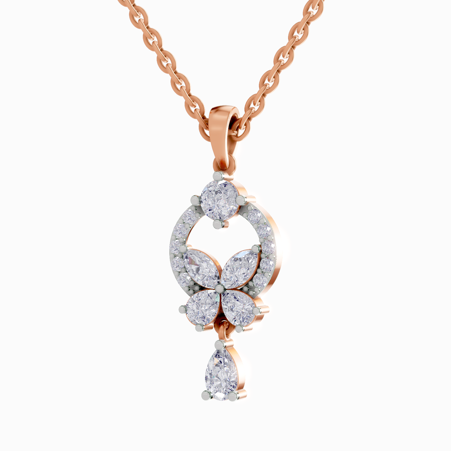 1.05 Carat Marquise Shaped 14K - Rose Gold