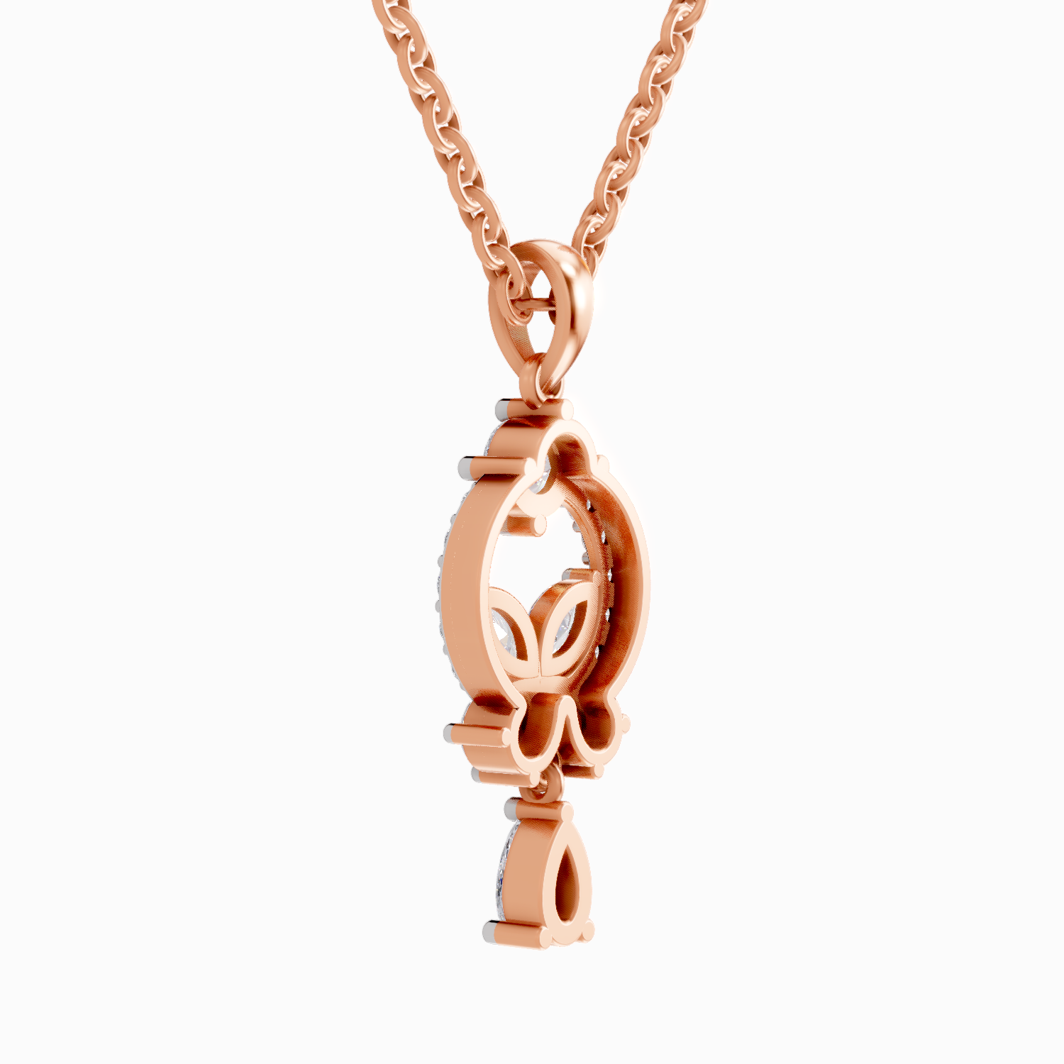 1.05 Carat Marquise Shaped 14K - Rose Gold