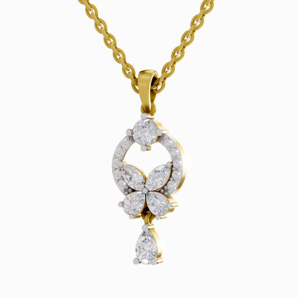 1.05 Carat Marquise Shaped 14K