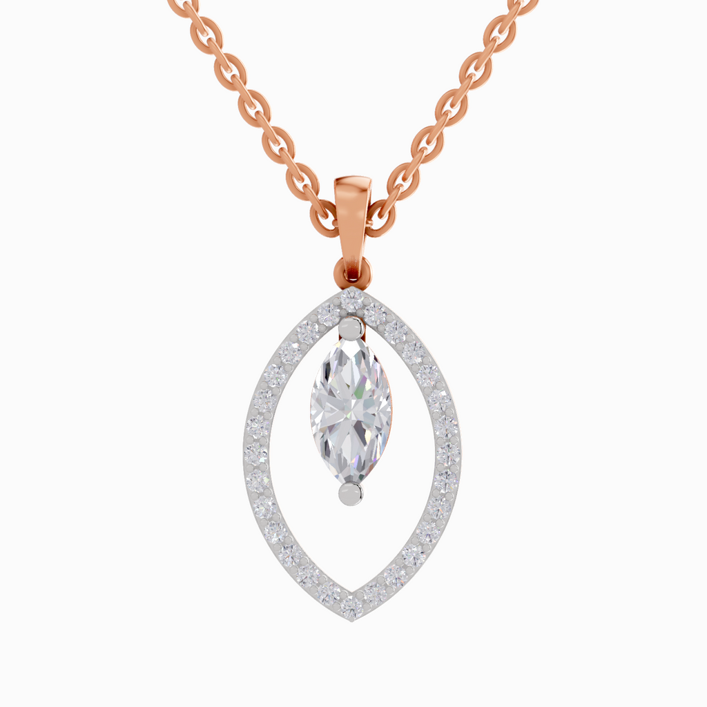 1.09 Carat Marquise Shaped 14K - Rose Gold